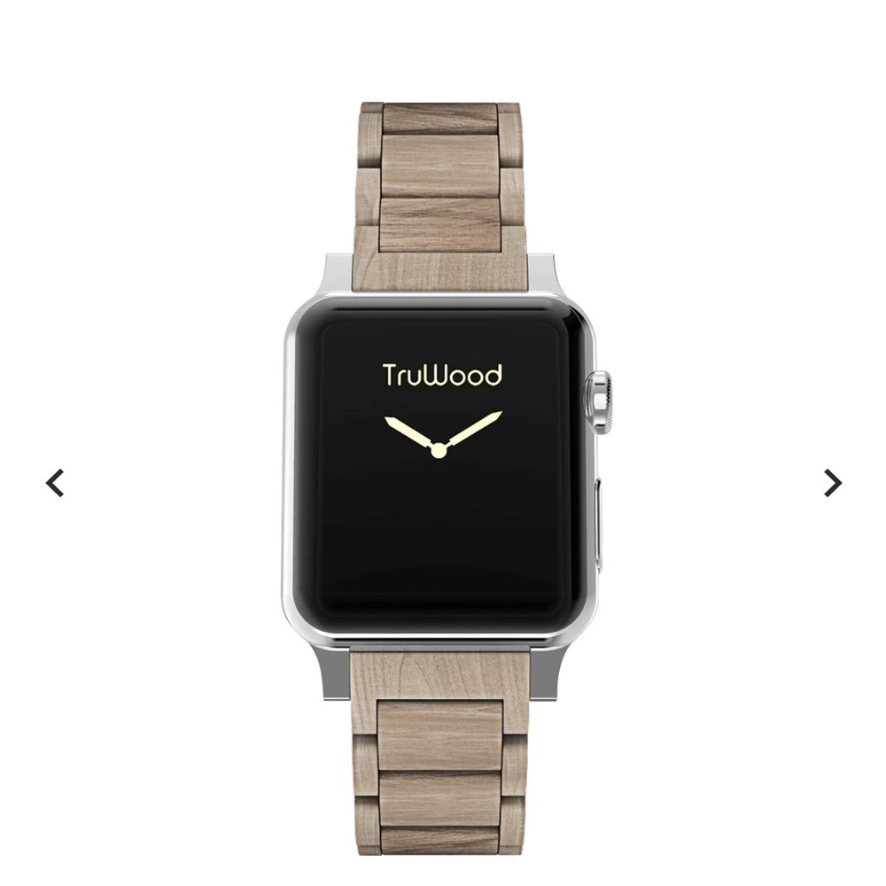 Everyday Gray Maple Real Wood 38/40 Mm Apple Watch Band Nwt